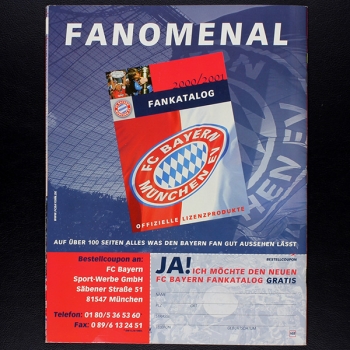 Bayern München 2000 Panini Sticker Album teilgefüllt