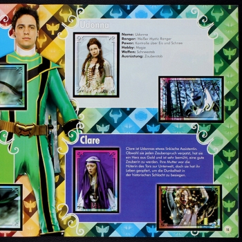 Preview: Power Ranger Mystic Force Panini Sticker Album komplett