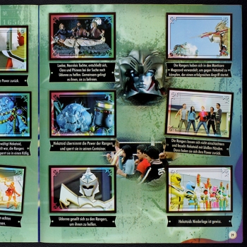 Power Ranger Mystic Force Panini Sticker Album komplett