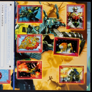 Power Ranger Mystic Force Panini Sticker Album komplett