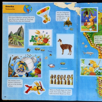 Felix Atlas Blue Ocean Sticker Album komplett