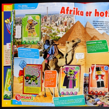 Preview: Verden Rundt LEGO Trading Cards Album komplett - DK