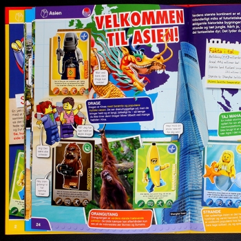 Preview: Verden Rundt LEGO Trading Cards Album komplett - DK