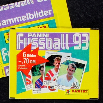 Fußball 93 Panini Sticker Tüte