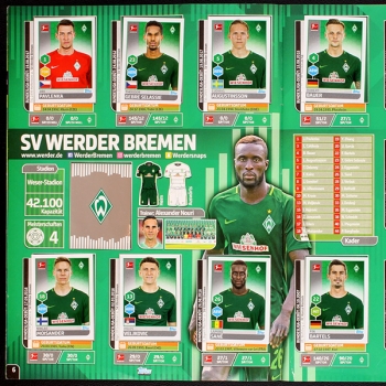 Preview: Fußball 2017 Topps Sticker Album komplett
