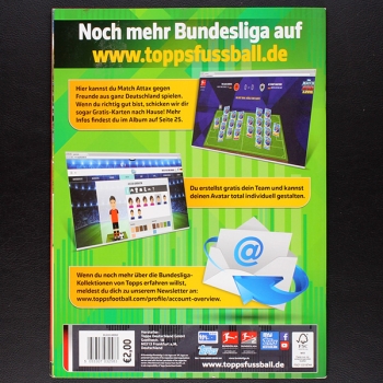 Fußball 2017 Topps Sticker Album komplett