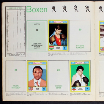 Preview: München 72 Panini Sticker Album teilgefüllt