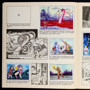 Preview: Masters of the Universe Panini Sticker Album fast komplett -1