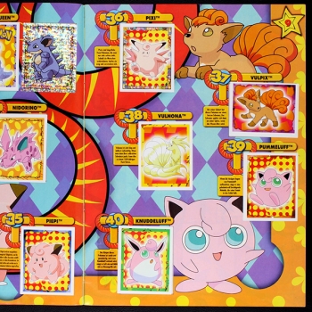Preview: Pokemon Merlin Sticker Album komplett