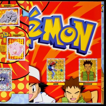 Pokemon Merlin Sticker Album komplett