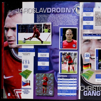 Hertha BSC 2009 Panini Sticker Album komplett
