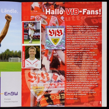 Preview: VFB Stuttgart 2009 Panini Sticker Album komplett