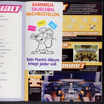 Preview: Jet Airliners Panini Sticker Album komplett