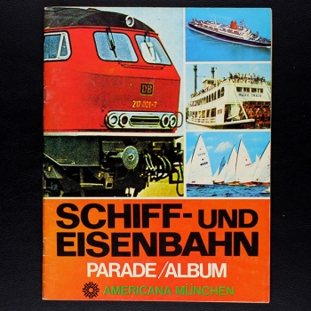 Schiffe und Eisenbahnen Americana Sticker Album