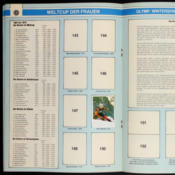 Preview: Skiparade 80 Americana Sticker Album teilgefüllt