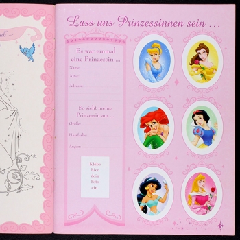 Preview: Die Prinzessinnen Panini Sticker Album komplett