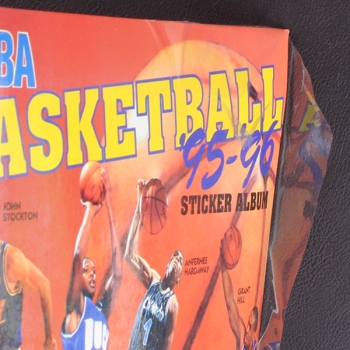 Preview: NBA Basketball 95 Panini Sticker Album komplett - Original Set
