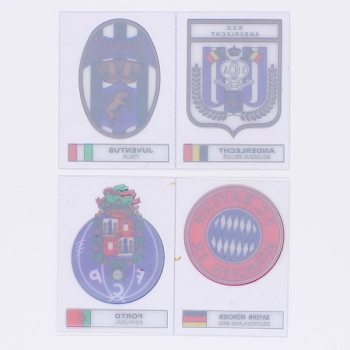 Preview: Fußball Wappen Panini 4 Crystal Cards