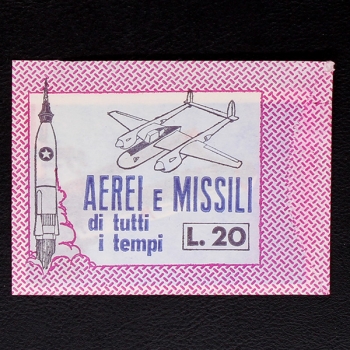 Aerei e Missili 1964 Panini Sticker Tüte - blau