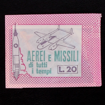 Aerei e Missili 1964 Panini Sticker Tüte - grün