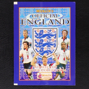 Official England 98 Merlin Sticker Tüte