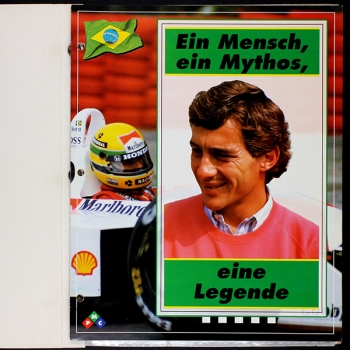 Preview: Senna PMC Trading Cards Album komplett