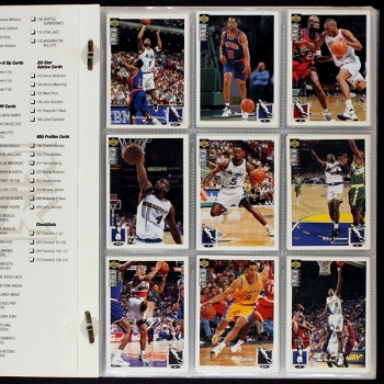 Preview: Basketball 94-95 NBA Upper Deck Trading Cards Album komplett