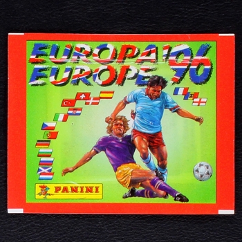 Euro 96 Panini Sticker Tüte - rote Version