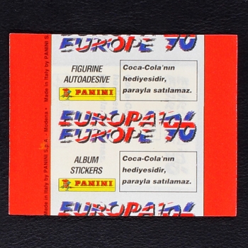 Preview: Euro 96 Panini Sticker Tüte - rote Version