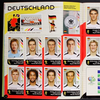 Preview: Germany 2006 Panini Sticker Album komplett
