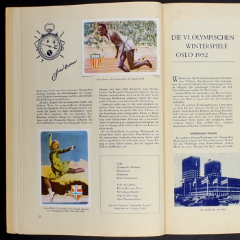 XV. Olympische Spiele 1952 Album komplett