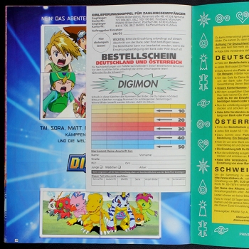 Digimon Panini Sticker Album fast komplett -2