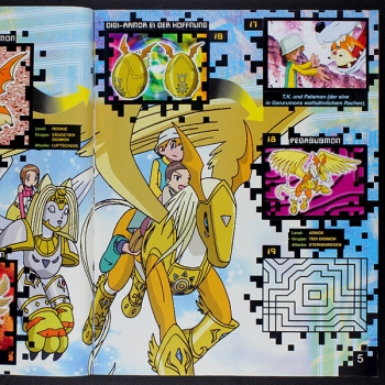 Preview: Digimon 2 Panini Sticker Album teilgefüllt