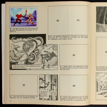 Preview: Master of the Universe Panini Sticker Album teilgefüllt