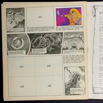 Preview: Master of the Universe Panini Sticker Album teilgefüllt