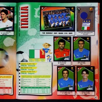 Euro 2004 Panini Sticker Album komplett