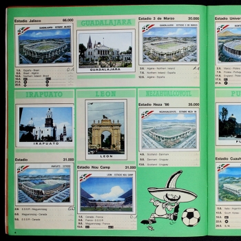 Preview: Mexico 86 Panini Sticker Album komplett