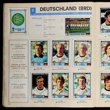 Argentina 78 Panini Sticker Album komplett