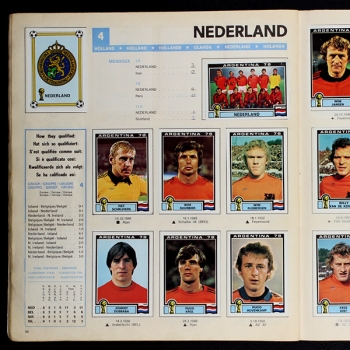 Argentina 78 Panini Sticker Album komplett