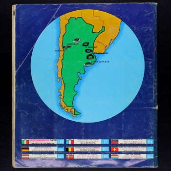 Argentina 78 Panini Sticker Album komplett