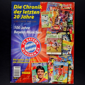 100 Jahre Bayern München Panini Broschüre 1999