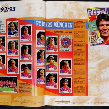 100 Jahre Bayern München Panini Broschüre 1999