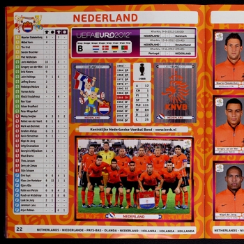 Euro 2012 Panini Sticker Album komplett