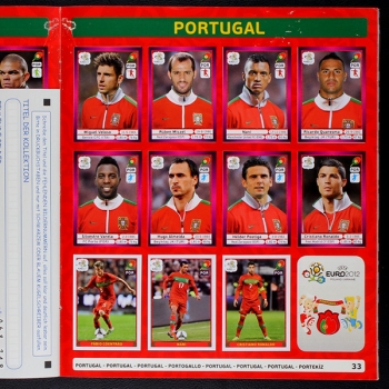 Euro 2012 Panini Sticker Album komplett