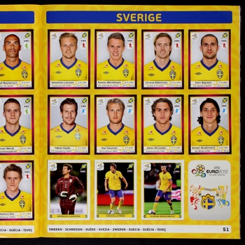 Euro 2012 Panini Sticker Album komplett