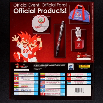 Preview: Euro 2008 Panini Sticker Leeralbum - Brasil Version