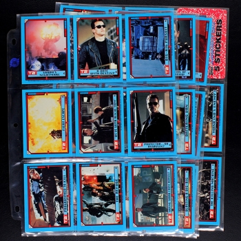 Preview: Terminator 2 Topps 1991 Trading Cards komplett