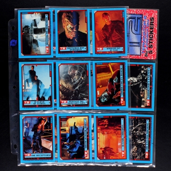 Preview: Terminator 2 Topps 1991 Trading Cards komplett