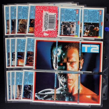 Terminator 2 Topps 1991 Trading Cards komplett