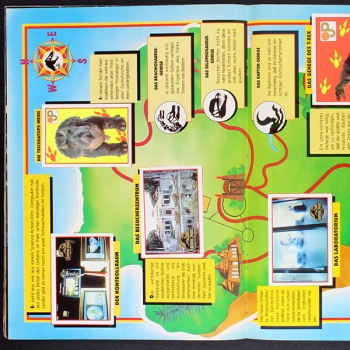 Preview: Jurassic Park Merlin Sticker Album fast komplett -5